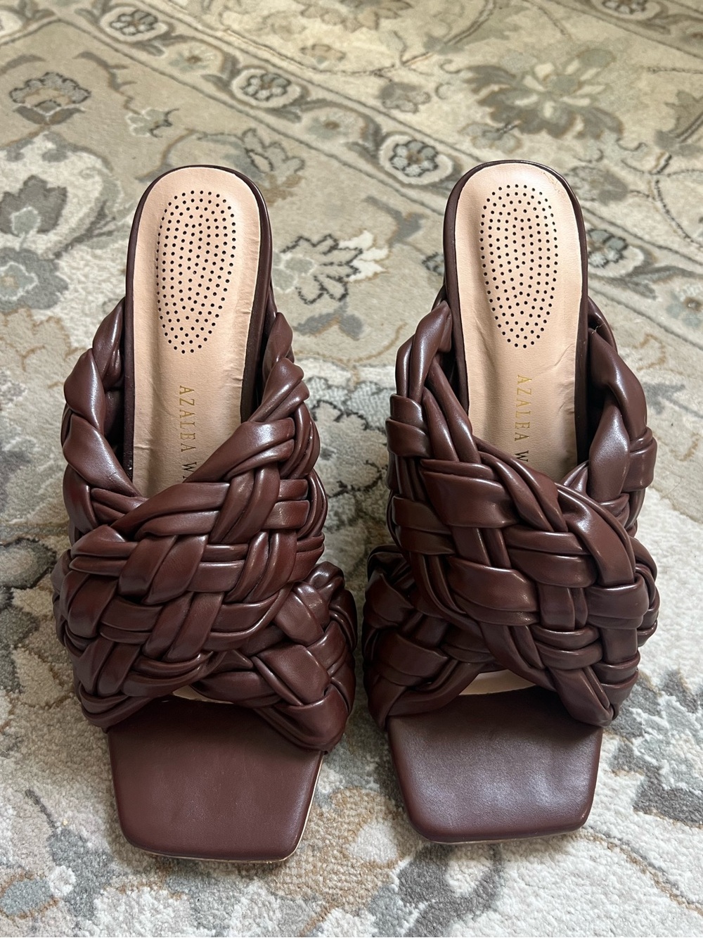 Azalea Wang Braided Heels